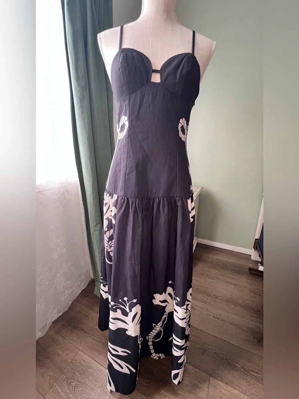 Commense Printed Cami Maxi Dress size S